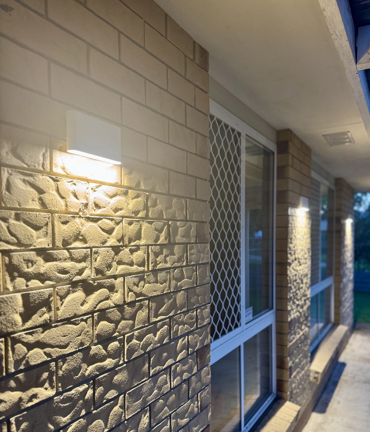 Exterior wall lighting — J Scott Electrical, Brisbane Southside
